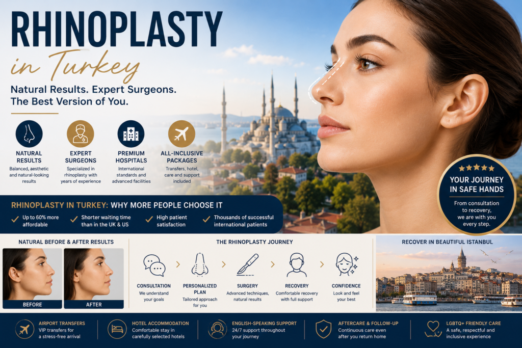Rhinoplasty in Turkey: Cost, Recovery, Results & What to Expect in 2026