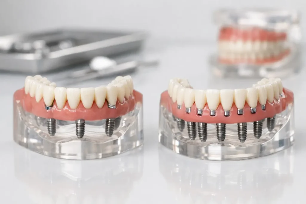 All-on-4 vs All-on-6 Implants